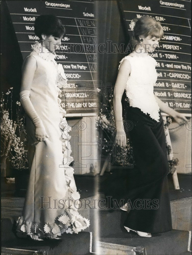 1965 Press Photo Fashion School Meeting, St Gall, Switzerland - Historic Images