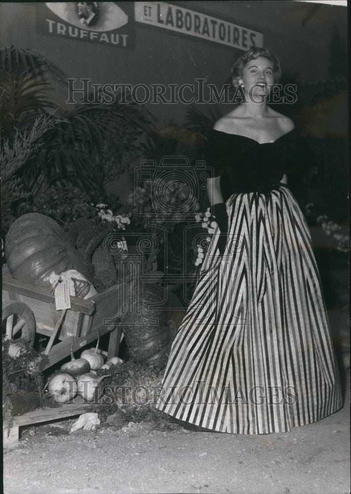 1953, Flower and Fruit Show, Bal de Nui Dress - KSB47681 - Historic Images