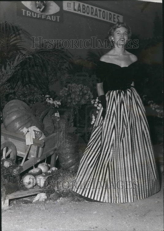 1953, Flower and Fruit Show, Bal de Nui Dress - KSB47681 - Historic Images