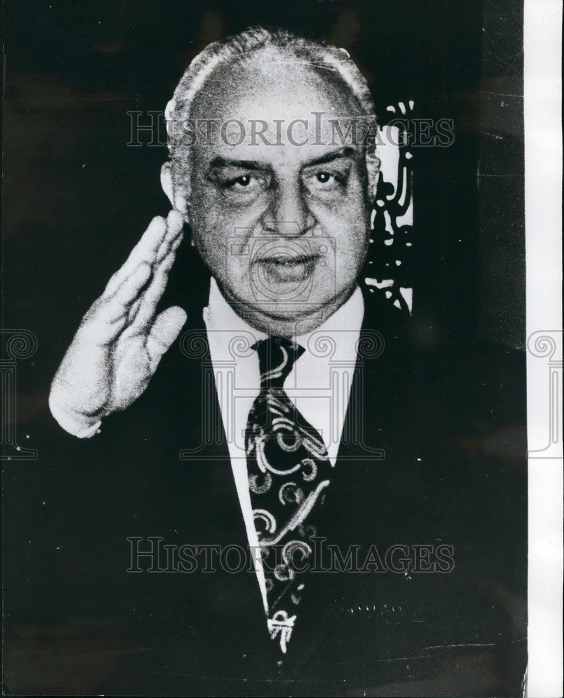 1978 Press Photo Resigned Egypt Prime Minister Mamdouh Salem - KSB47845-Historic Images