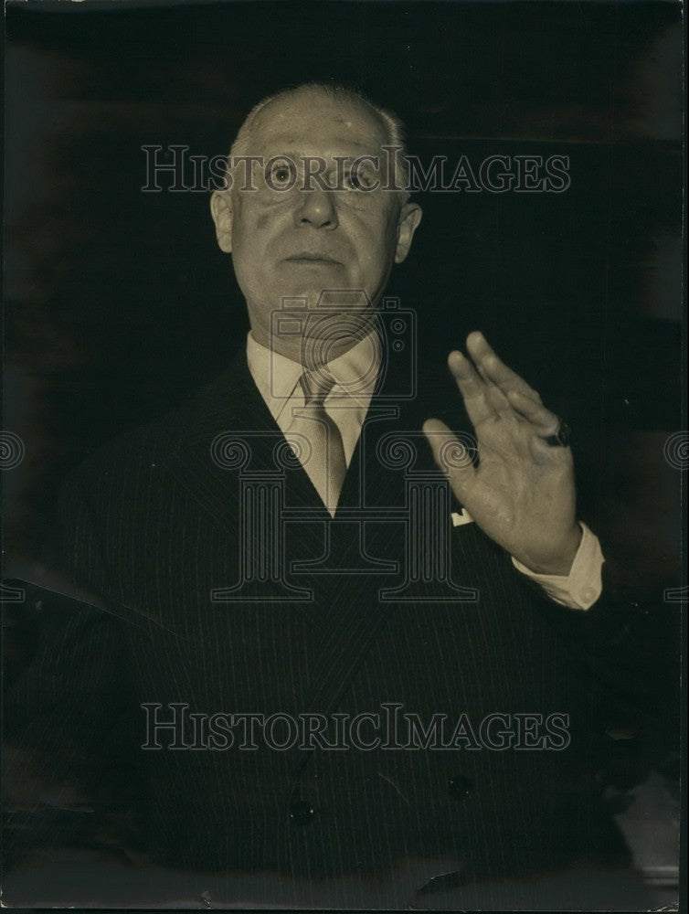 1968 Former French Gereral Raoul Salam Granted Pardon De Gaulle - Historic Images