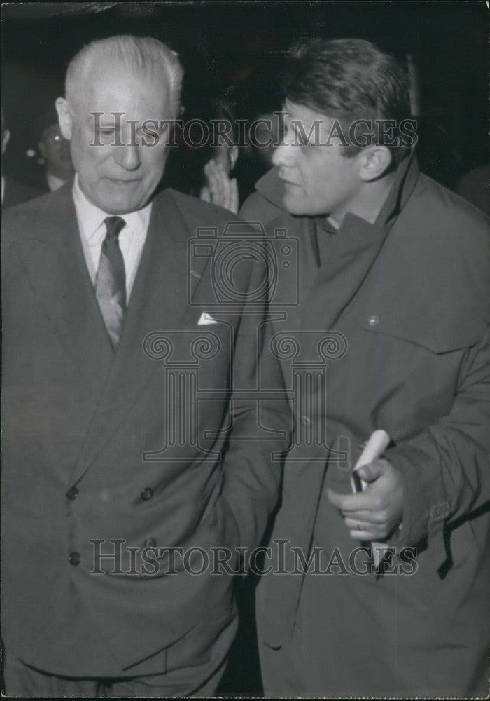 1960 Press Photo General Salan Received War Ministry - KSB47853 - Historic Images