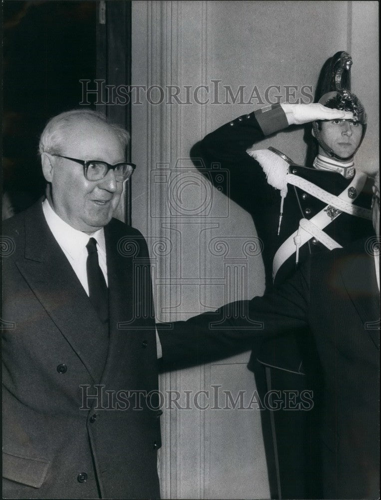 1972 Press Photo Former Italian President Guiseppe Saragat - KSB47925-Historic Images