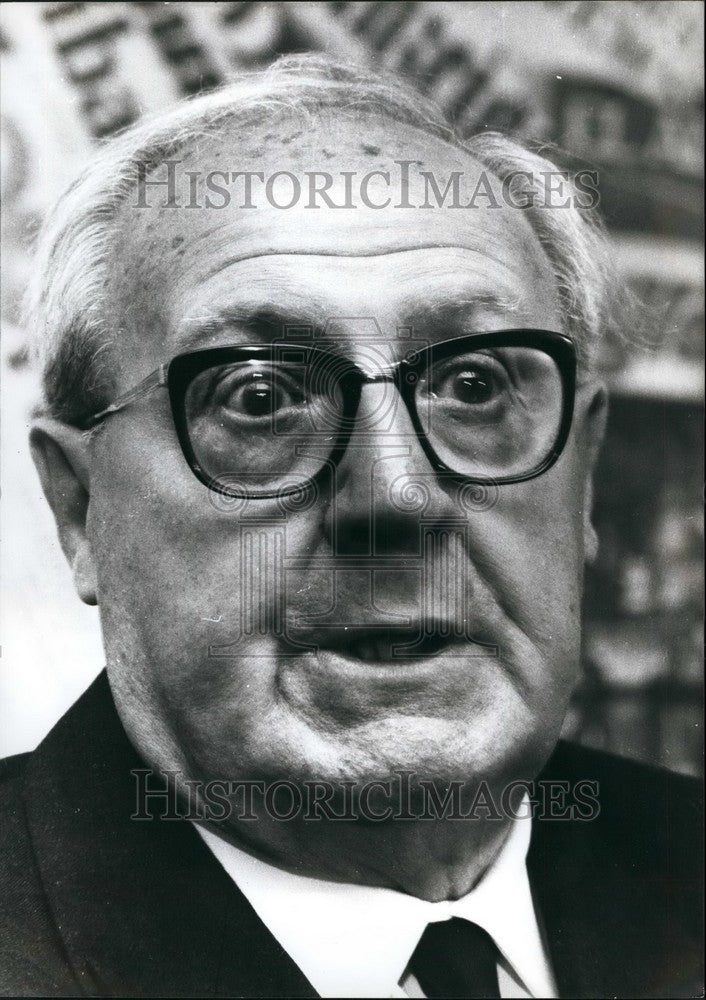 1976 Press Photo PSDI Leader Giuseppe Saragat - Historic Images