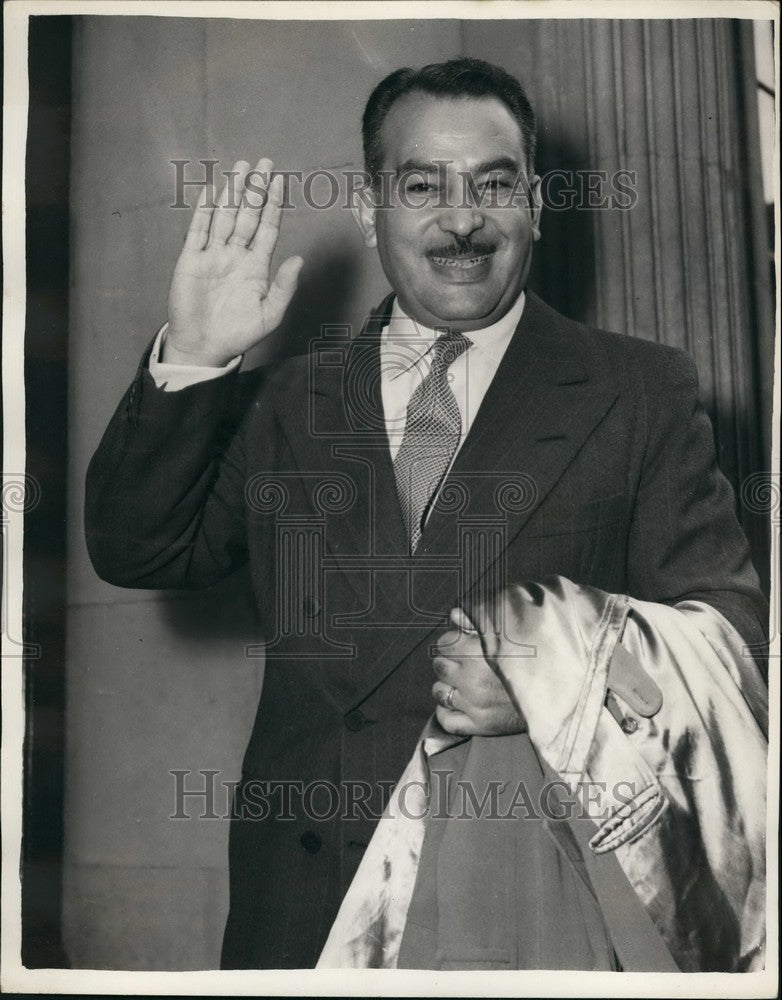 1956 Press Photo Egypt Wing Commander Ali Sabry - Historic Images