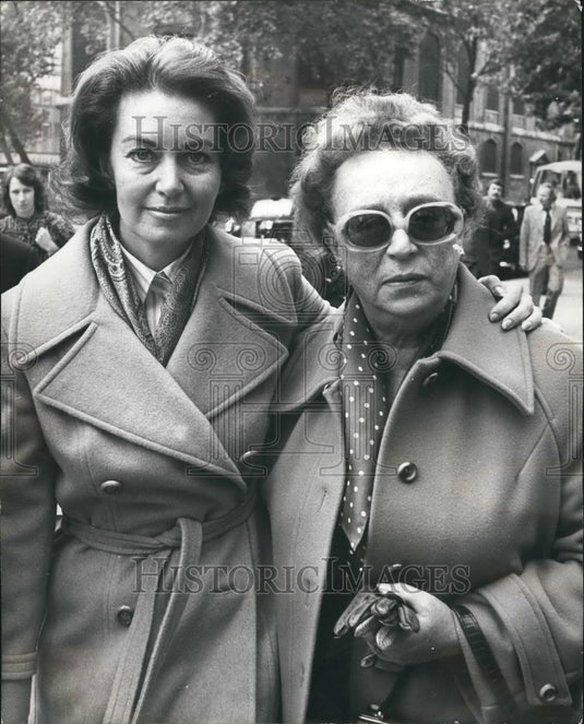 1976 Press Photo Janette Scott Actress Wife Mel Torme Custody Hearing Thora - Historic Images