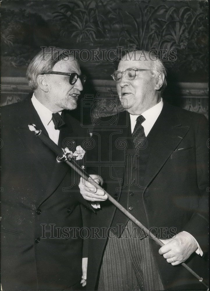 1954 Press Photo Albert Sarraut, President, Assembly of the French Union - Historic Images