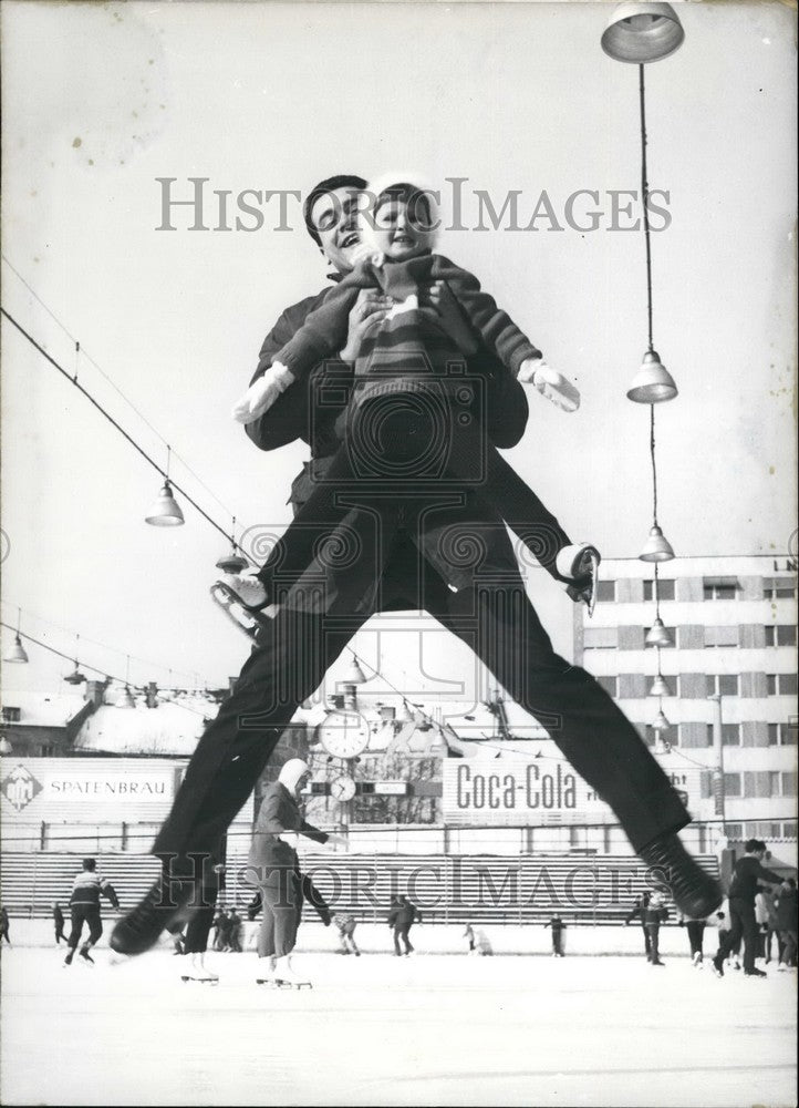 1967 Press Photo Olympic Skater Manfred Schnelldorfer - KSB48281-Historic Images