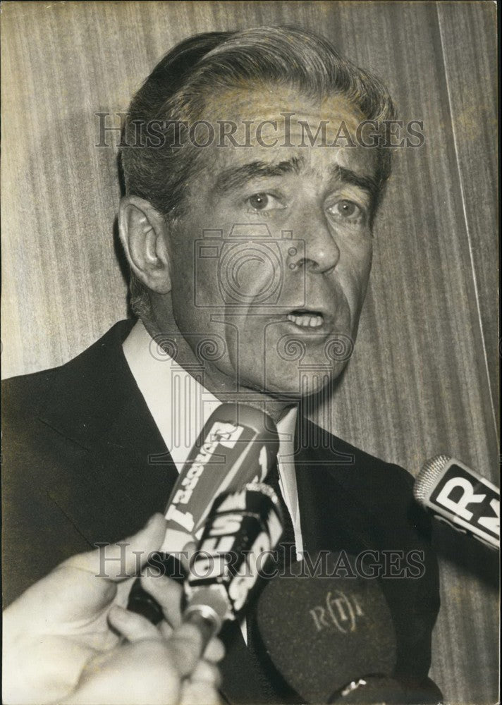 1977 Press Photo Radical Socialist Leader Jean-Jacques Servan-Schreiber-Historic Images