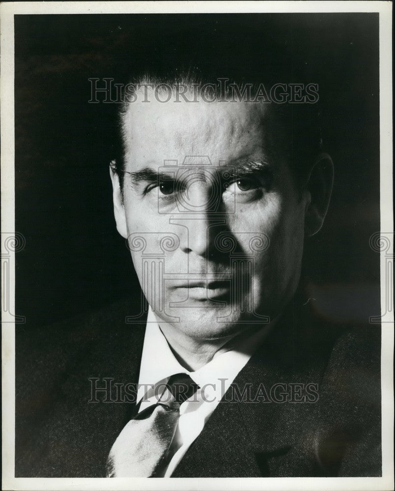 1967 Press Photo Doctor Gerhard Schroeder German Federal Minister Defense - Historic Images