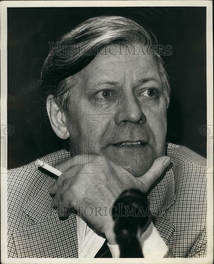 1978, West Germany Federal Chancellor Helmut Schmidt UN General - Historic Images