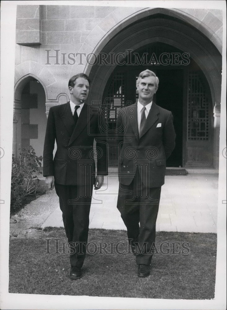 1955, Deputy Governor Of Cyprus John Sinclair & Chris Chataway - Historic Images