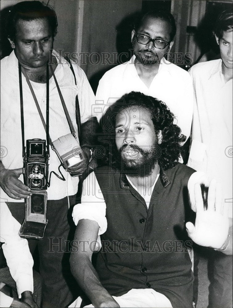 1973 Press Photo "Tiger" Siddiqui, India candidate in election - KSB48601-Historic Images