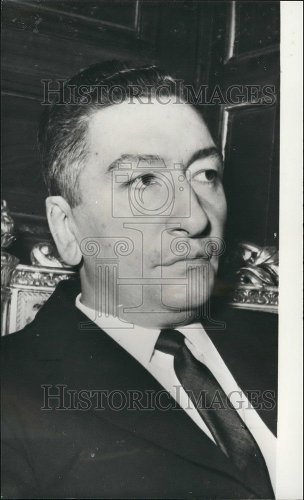1972 Egypt's Premier. Dr. Aziz Sidky - Historic Images