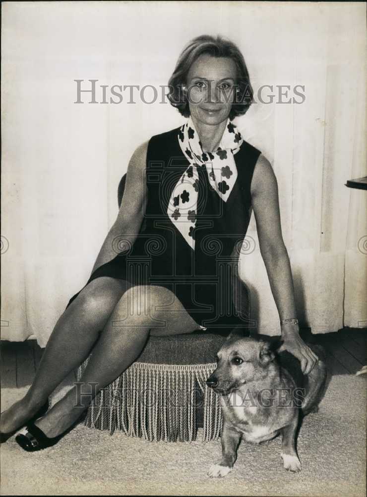 1970, Mrs. Servais, Head of Public Relations, Elysee Palace, Paris - Historic Images