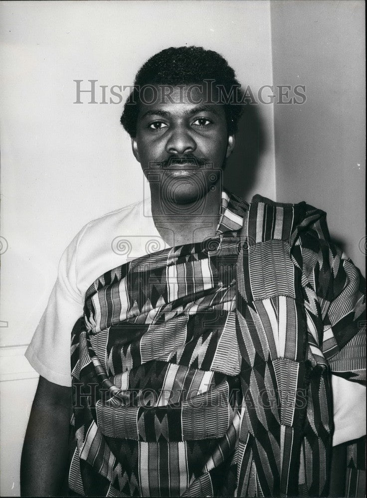 1972 Press Photo Ghana high commissioner Mr. H.V.H. Sekyi Great Britain Ireland - Historic Images