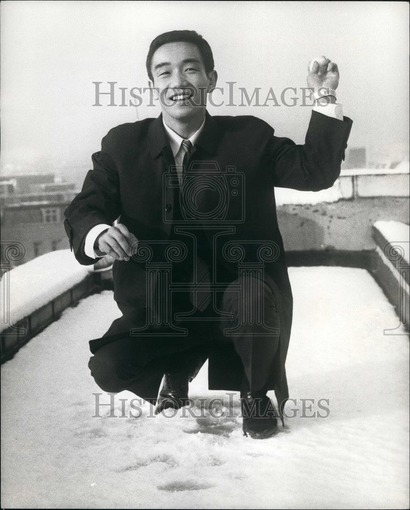 1968 Press Photo Japanese featheweight boxer, Mitsunori Seki - KSB48939-Historic Images