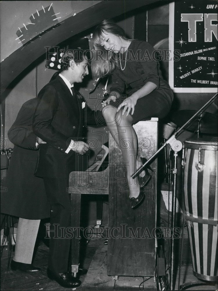 1961, Don Jaime Mora Yaragon brother Queen Fabiola dance Sedlak Rome - Historic Images