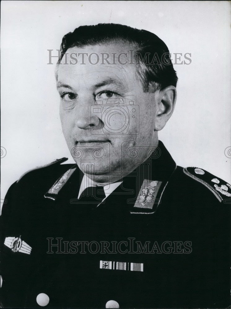 Press Photo Georg Leber,German Air Force - KSB49085 - Historic Images