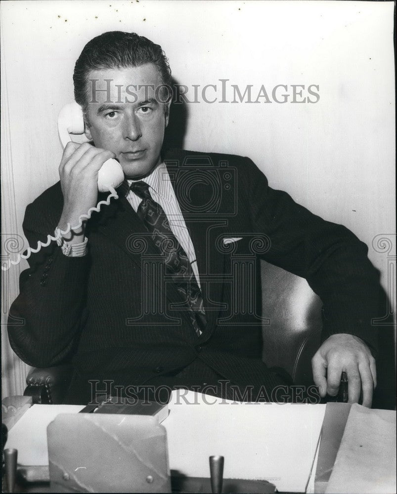 1977 Sir Hugh Fraser ,chief of the House of Fraser stores - Historic Images