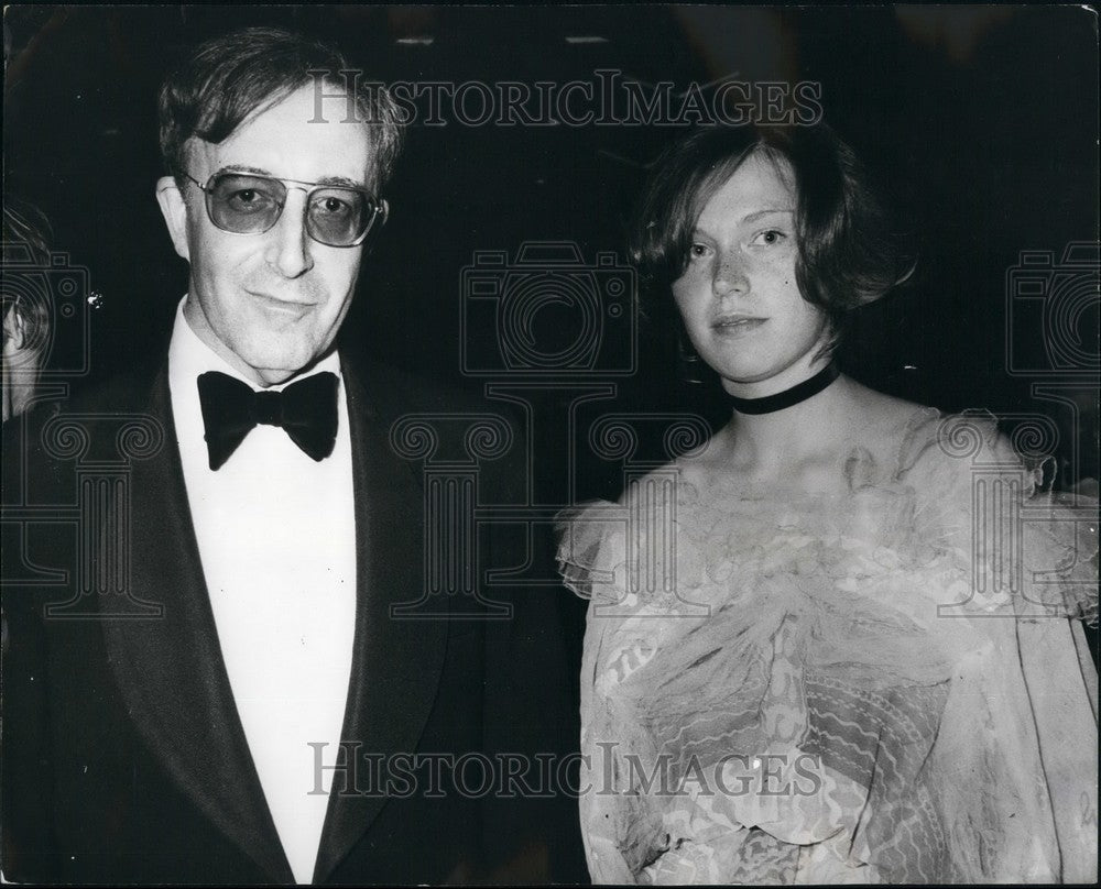 1973 Press Photo Actor Peter Sellers and his wife, Miranda - Historic Images