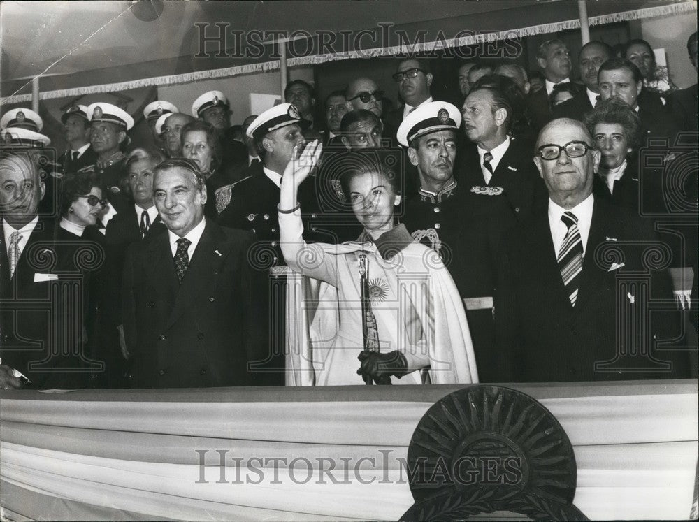 1975 President Maria Estela Martinez de Peron - Historic Images