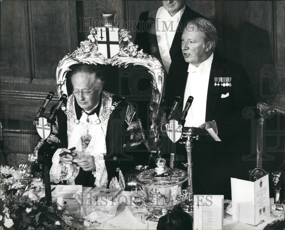1973 Lord Mayor's Banquet At Guildhall - Historic Images
