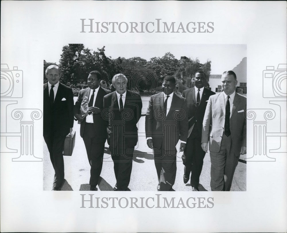 1965, British Prime Minister, Mr. H. Wilson arrived at Airport - Historic Images