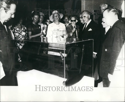 1969, President Pompidou Of France At Museum In Ajaccio - KSB50135 - Historic Images