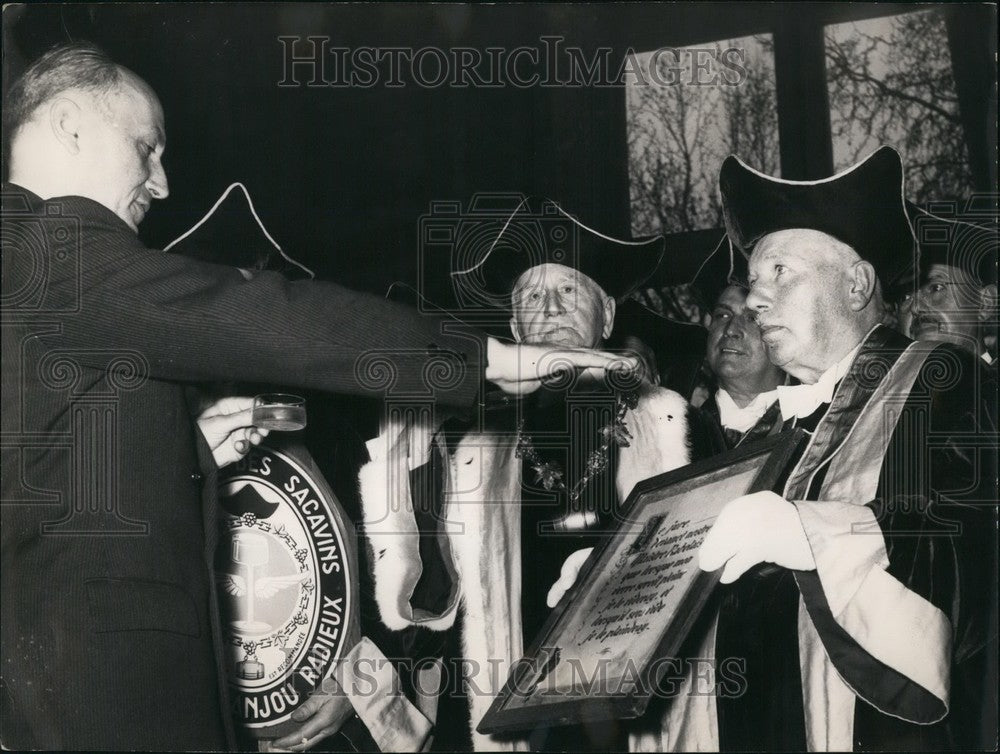 1957 Press Photo M. Pierre Ruais, President of the Municipal Council - KSB50383-Historic Images