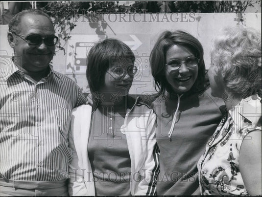 1972 Press Photo Heide Rosendahl, The Most Successful German Athlete & Family-Historic Images