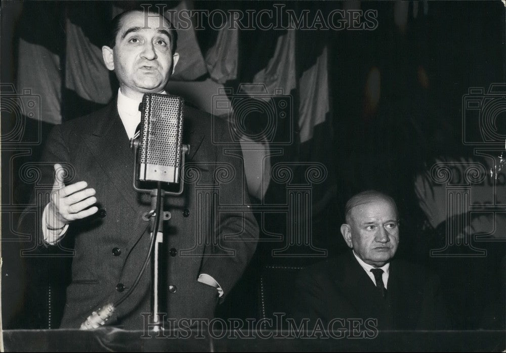 1955 Press Photo M. Pierre Mendes-France, Radical leader - KSB50637-Historic Images