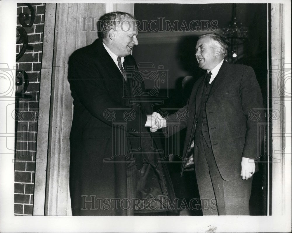 1964 Mr. George Ball US Under Secretary State Prime Minister Wilson - Historic Images