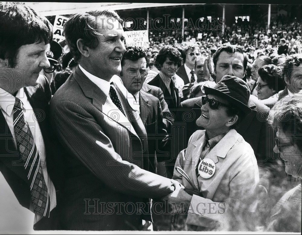 1975 Press Photo Fraser at Liberal Rally in Sydney - KSB50853-Historic Images