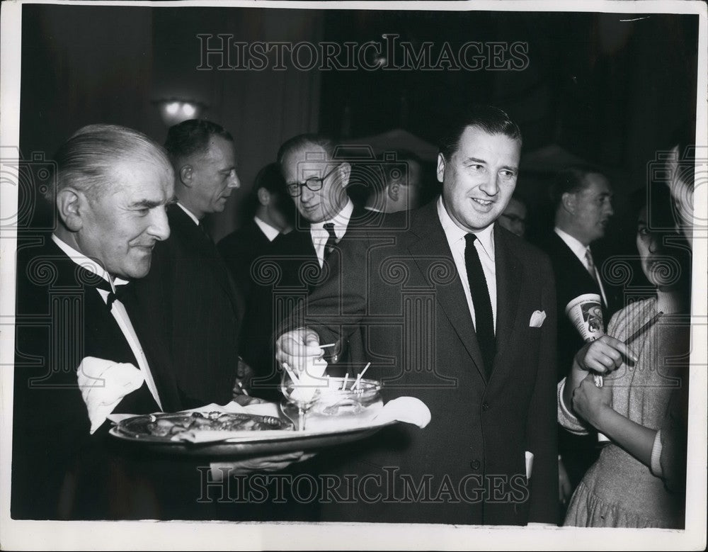 1955, Henry Ford London Claridge&#39;s Hotel reception - KSB50897 - Historic Images