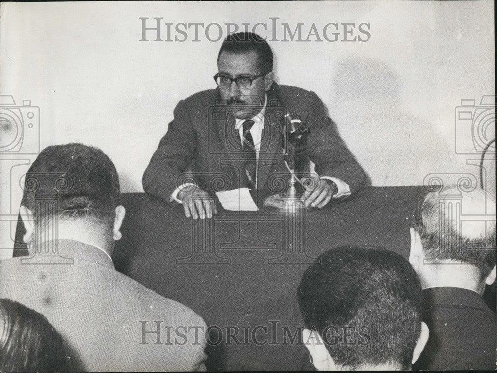 1960 M. Yazid Tunisian Minister Information press conference - Historic Images