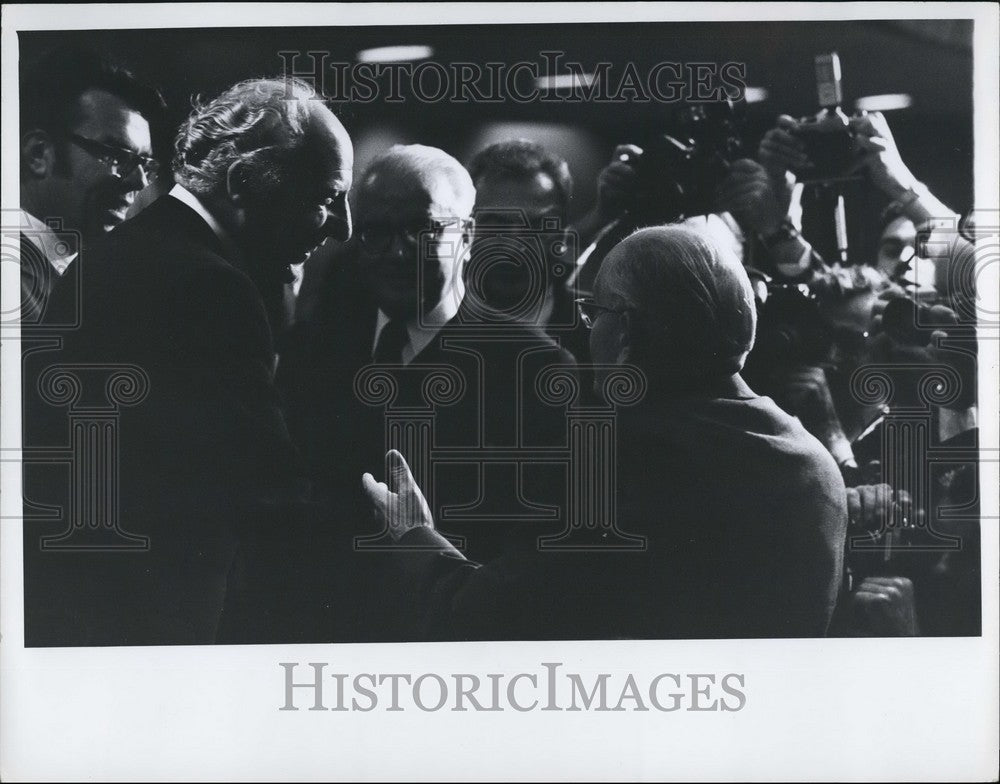 1973 West German Foreign minister Walter Scheel - Historic Images