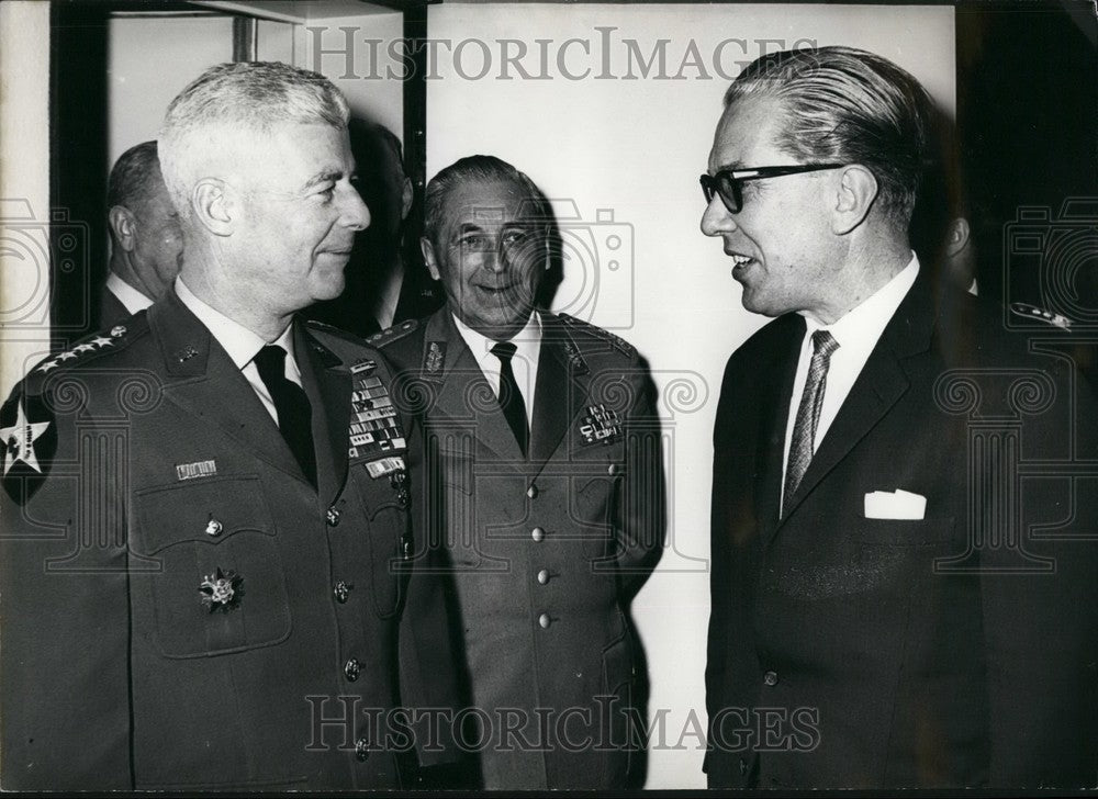 1963 Press Photo US-General Paul Freeman Chief Commander Of The US-Forces-Historic Images