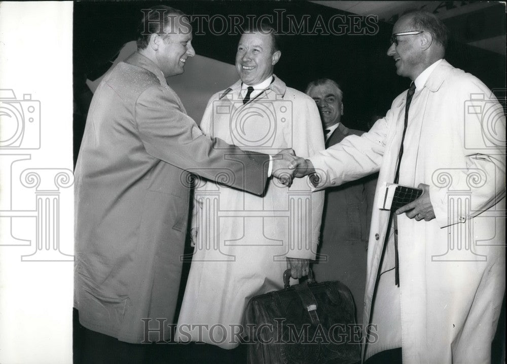 1961, Walter Sicker, Walter Reuther, Victor Reuther, Trade Union - Historic Images