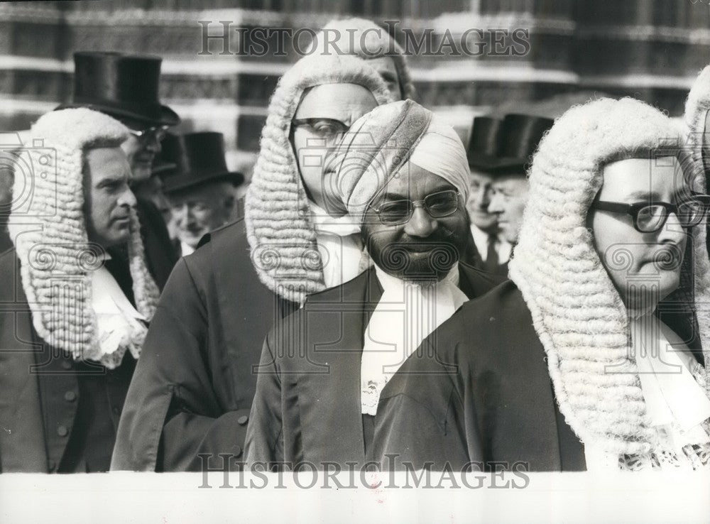 1976, Judges Special Service Westminster Abbey Beginning Michaelmas - Historic Images