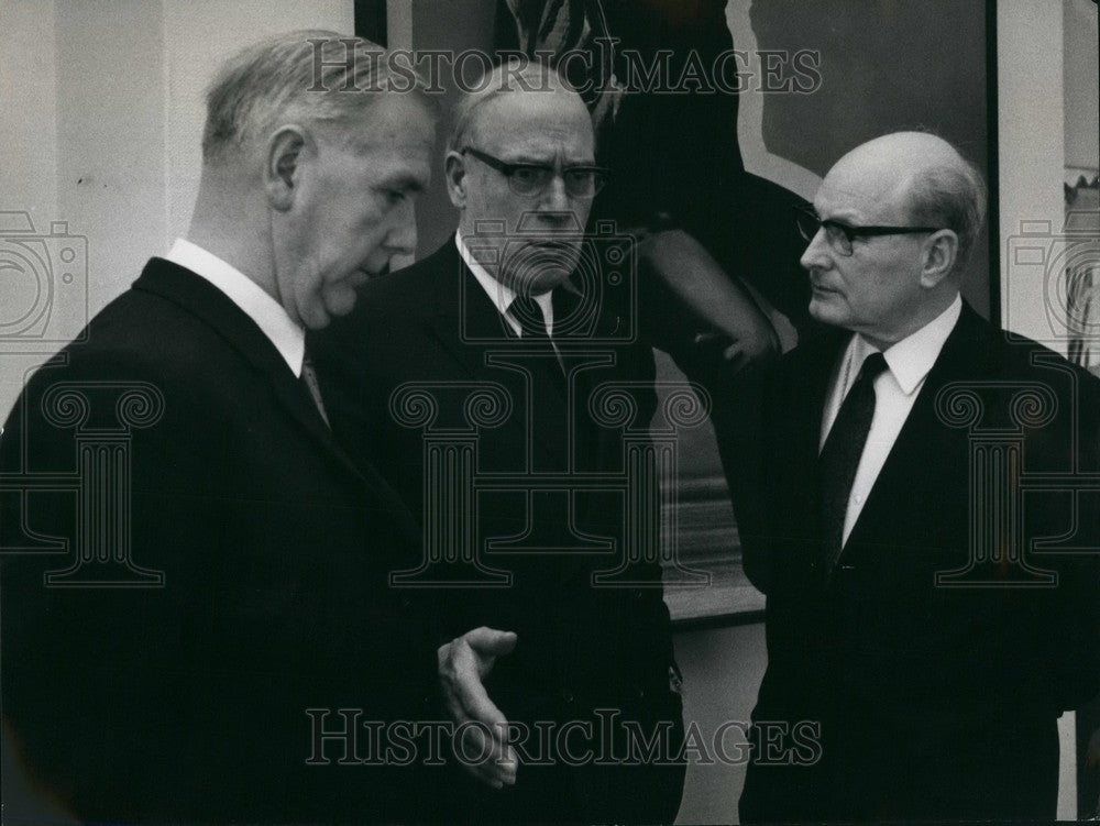 Press Photo Bishops Kaare Stoyen Frithiof Birkeli Archbishop Martti Sinojoki - Historic Images