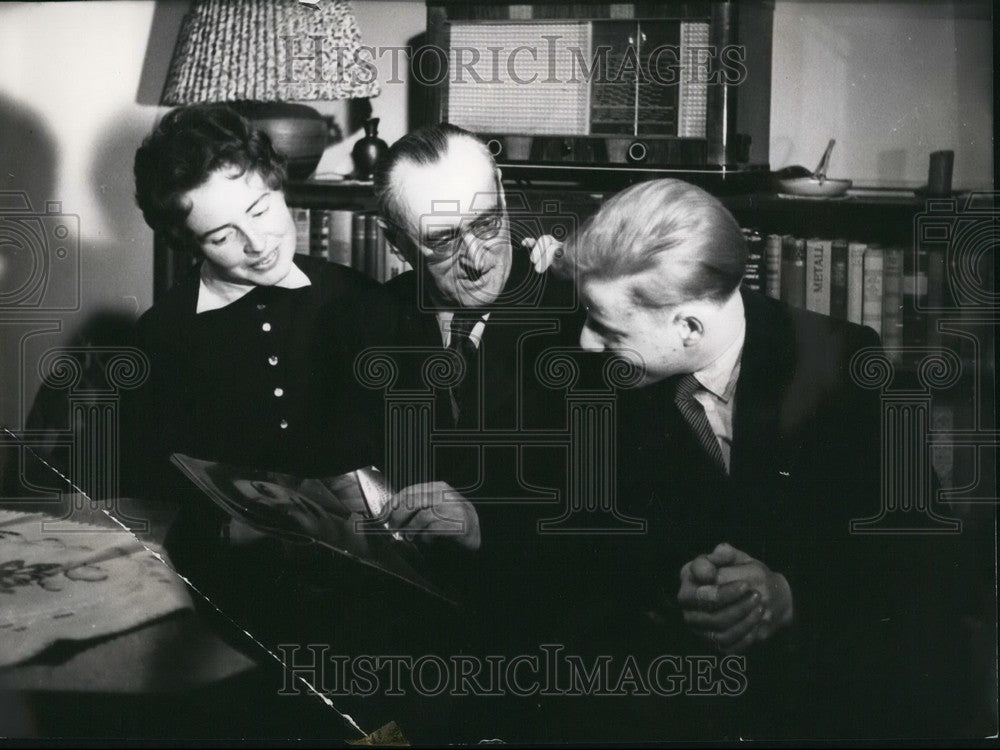 1955 Press Photo Ex-field-marshal Friedrich Schorner - KSB52089-Historic Images