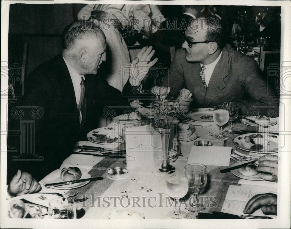 1955 Press Photo Major Salah Salem, Governor General of Sudan - Historic Images