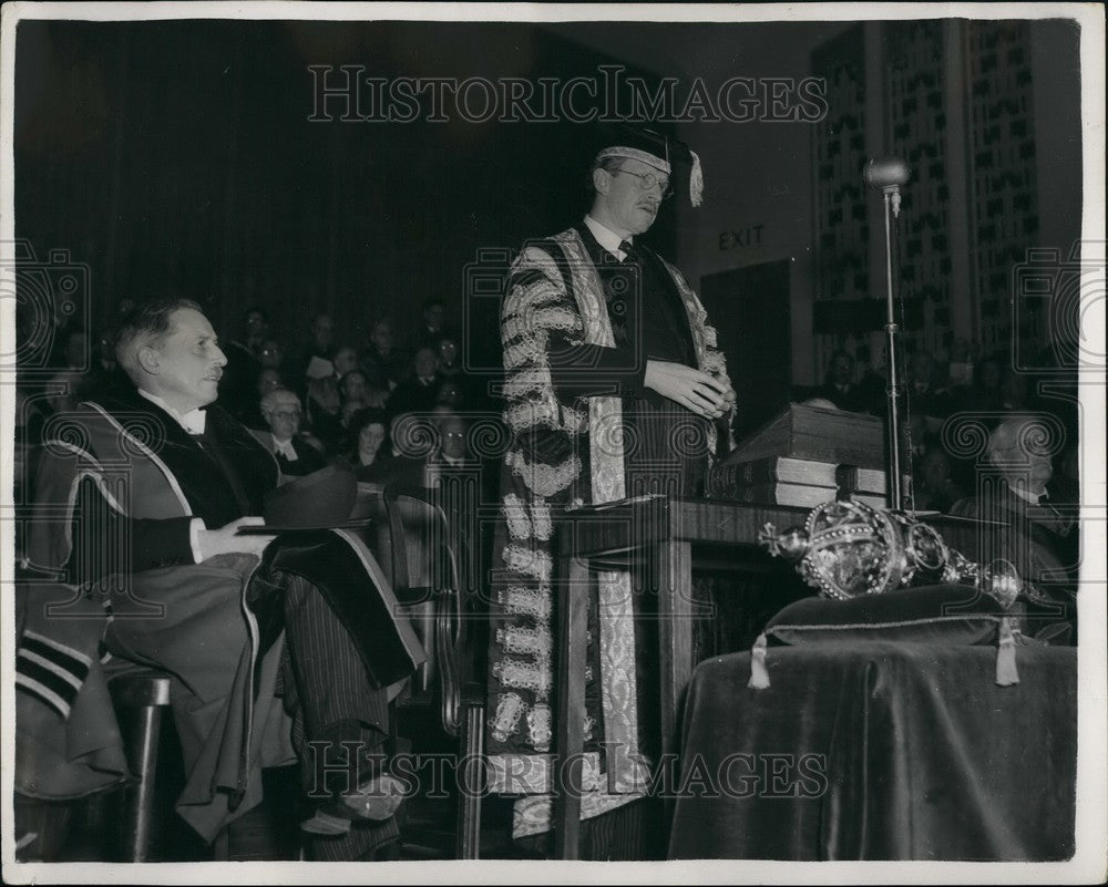 1951 Press Photo Lord Salisbury, Lord Chancellor of Liverpool - KSB52199-Historic Images