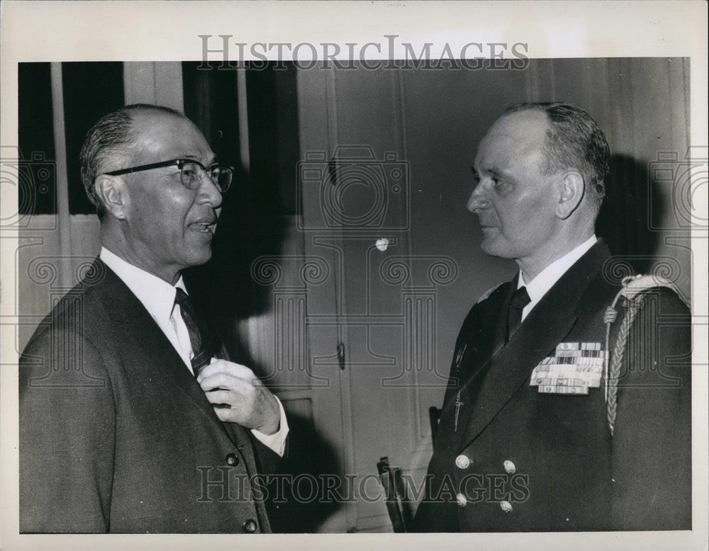 1963 Press Photo SEATO Conference, Jules Richard Evenou, Pote Sarrasin-Historic Images