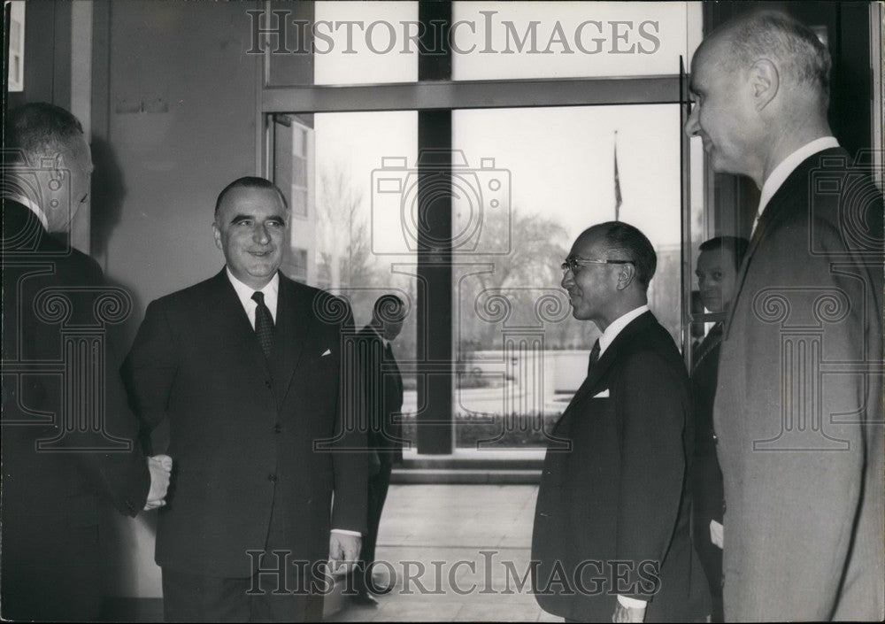 1963 Press Photo Prime Minister George Pompidou, France - KSB52277-Historic Images