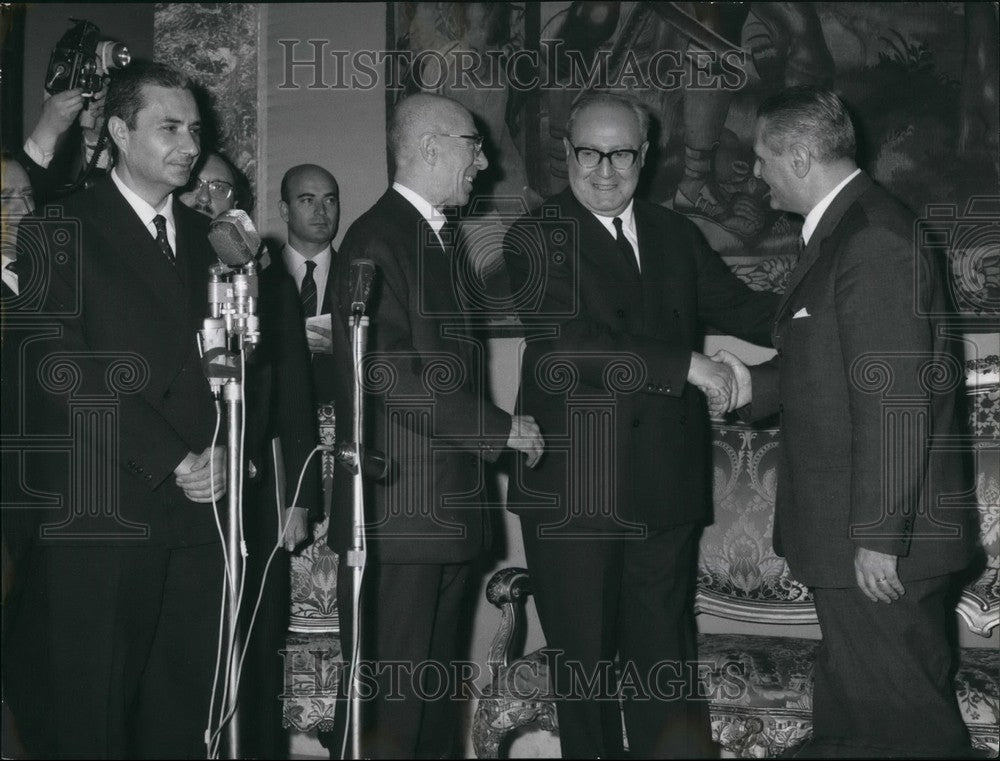 1964 Press Photo Italy Foreign Minister Giuseppe Saragat - KSB52299 - Historic Images