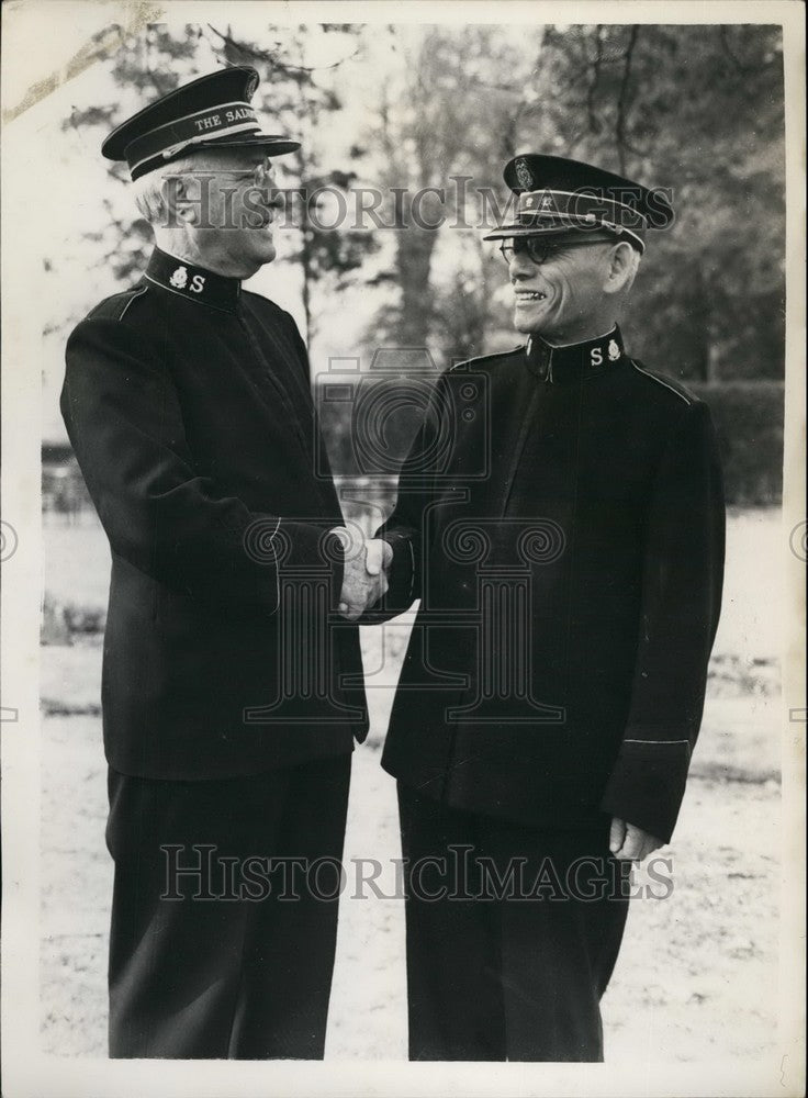 1954 Commissioner J.J. Allen  & Commissioner M. Uyemura of Japan - Historic Images