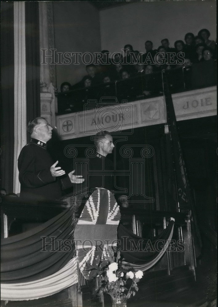 1954 Press Photo Salvation Army Congress ,Edgar Dibden - KSB52607 - Historic Images