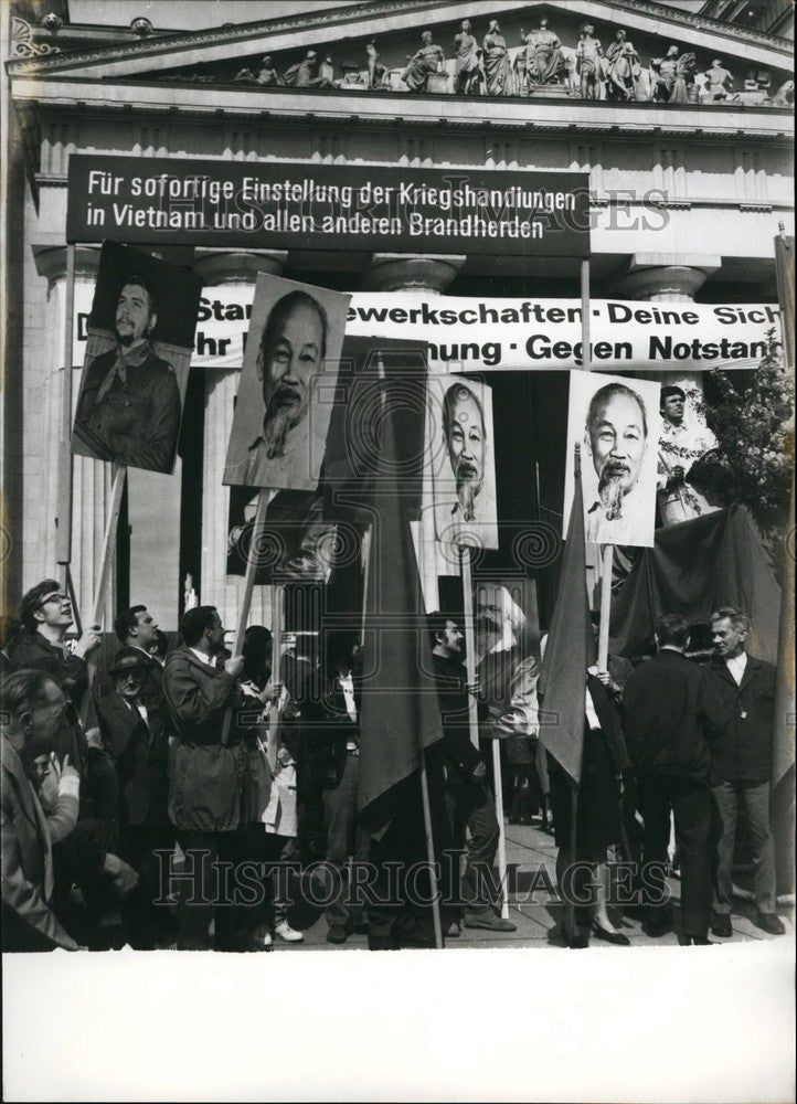 1995 Press Photo Mayday demonstration in Munich - KSB52741 - Historic Images